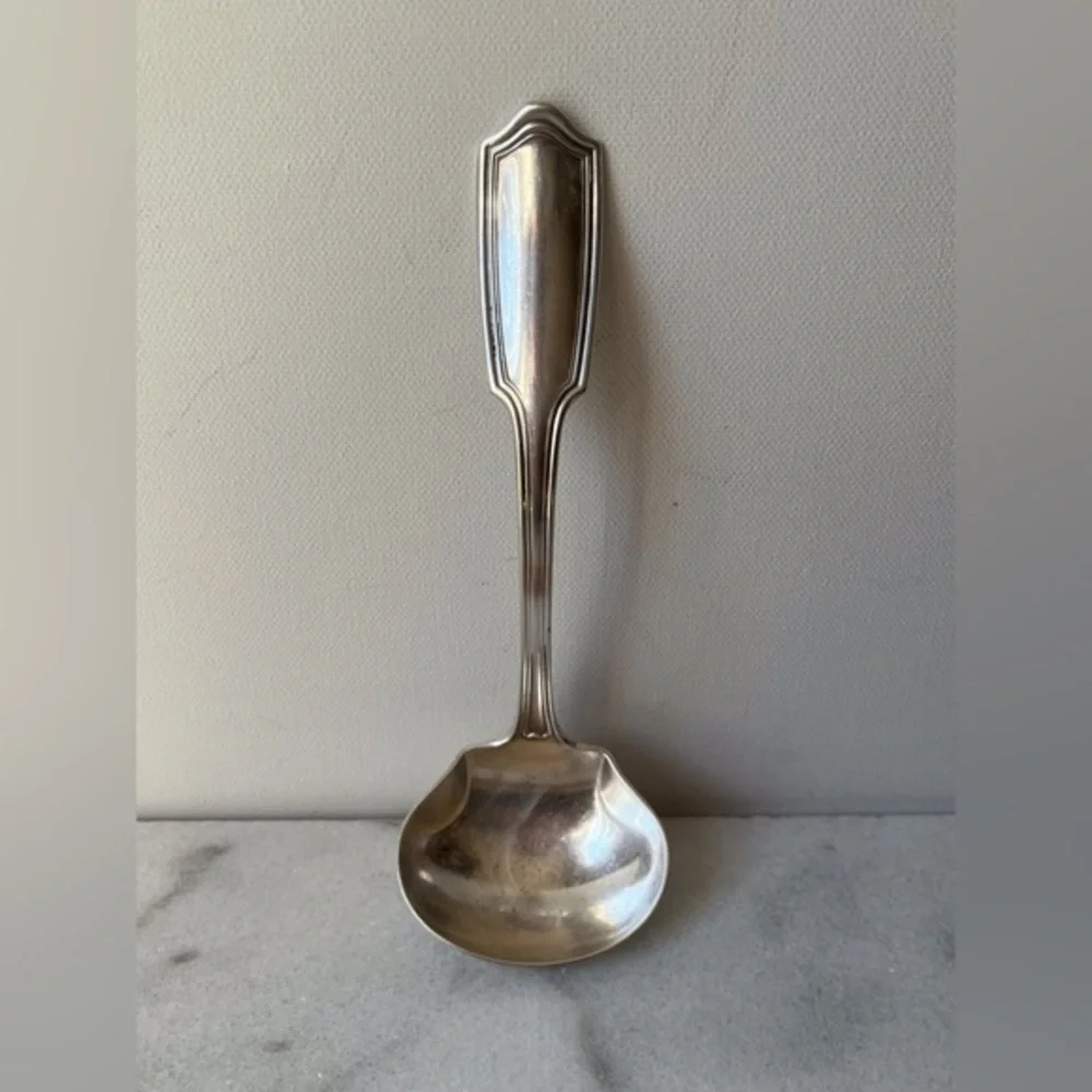 Gorham electroplated Soup Ladle 9 3/8”